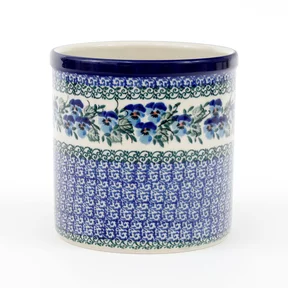 Pojemnik 003 h-15cm <br> 2273X Kobaltowe bratki